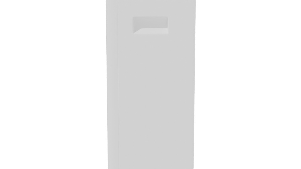 Compact Portable Air Conditioner Model - Professional 3D Model Render 2