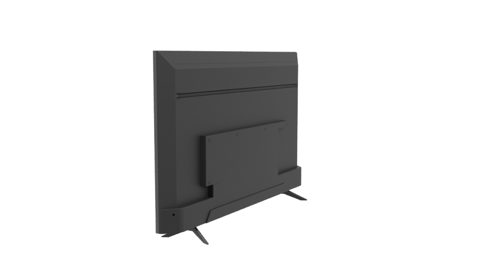 Sleek Modern Television Model - Professional 3D Model Render 3
