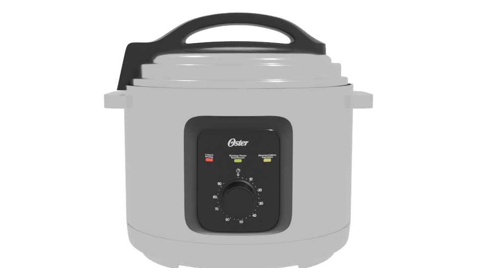 Compact Electric Cooker 3D Model - Professional 3D Model Render 11