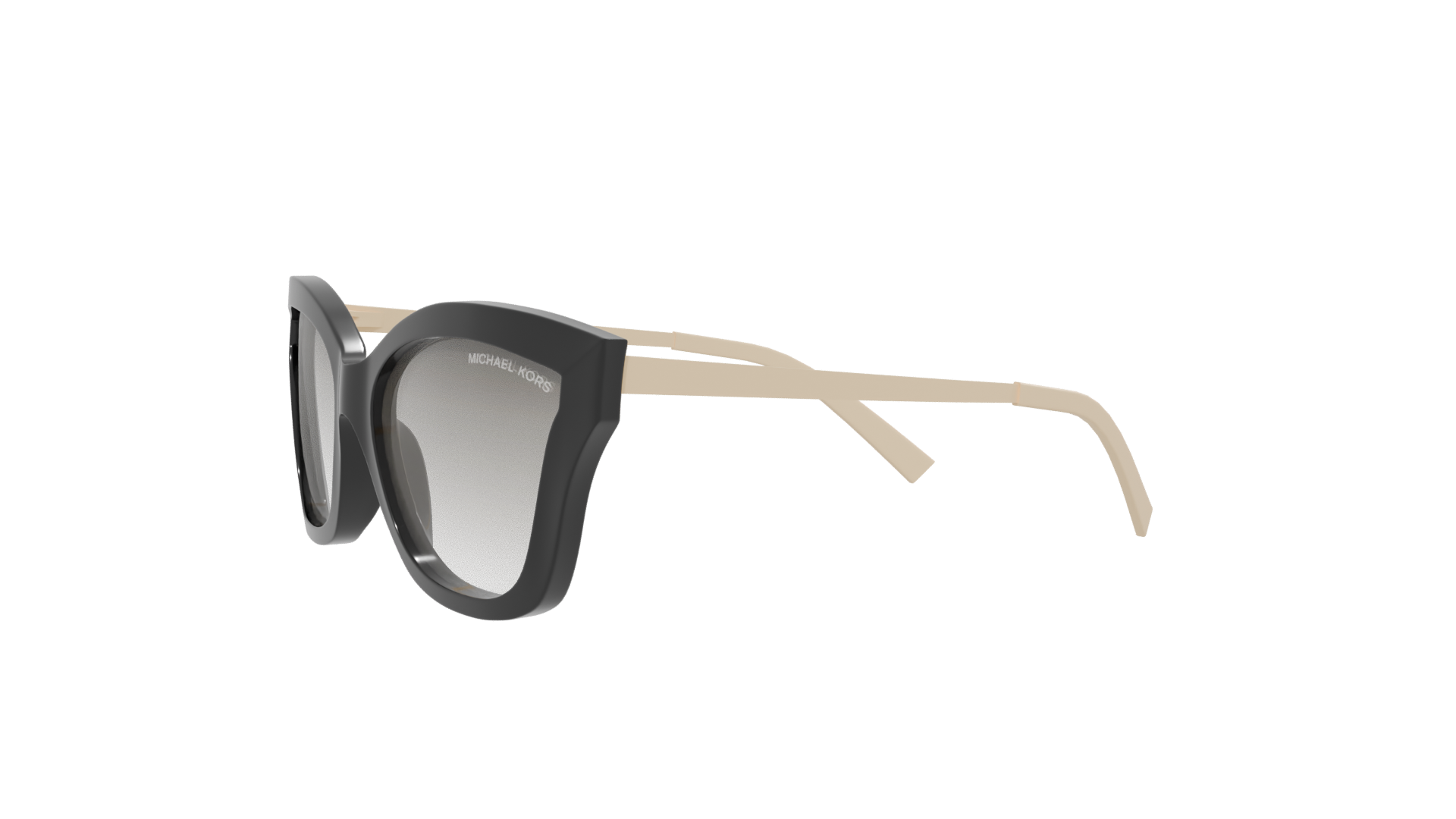 Stylish Cat-Eye Sunglasses Model - Professional 3D Model Render 13
