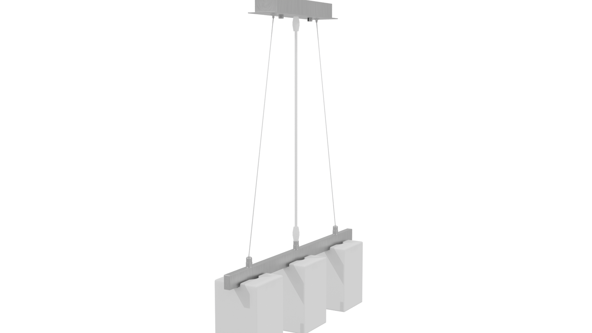 Sleek Modern Pendant Lighting 3D Model - Professional 3D Model Render 3