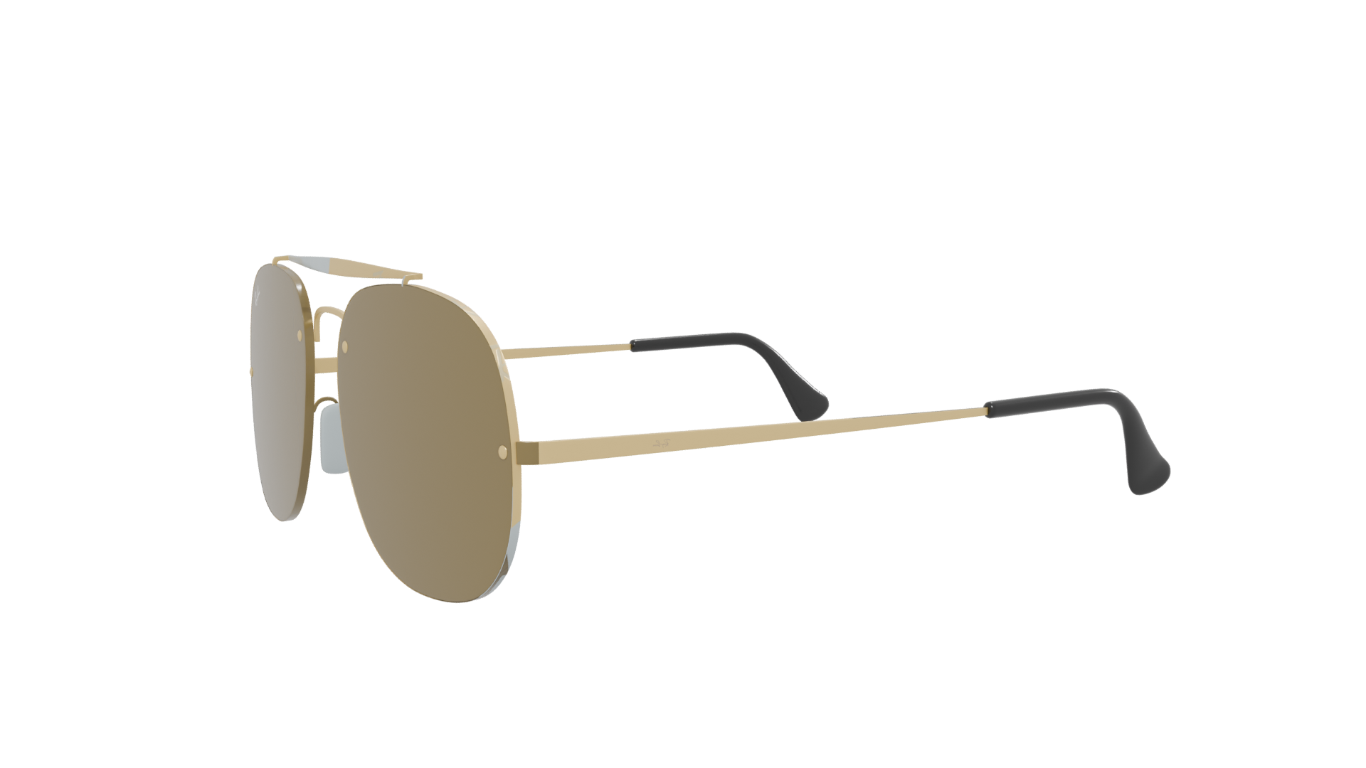 Stylish Aviator Sunglasses Model - Professional 3D Model Render 13