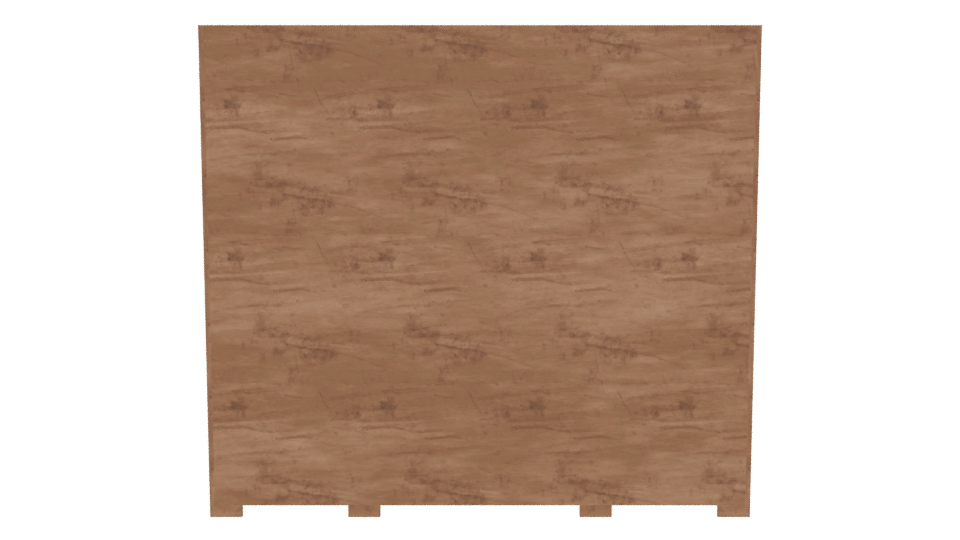 Contemporary Wooden Cabinet Model - Professional 3D Model Render 5