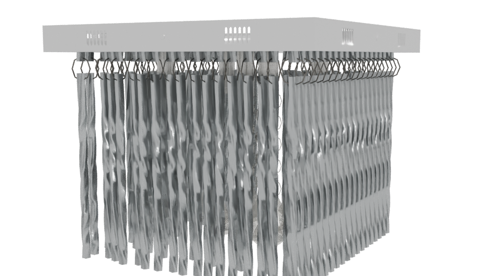 Modern Minimalist Shower Fixture - Professional 3D Model Render 12