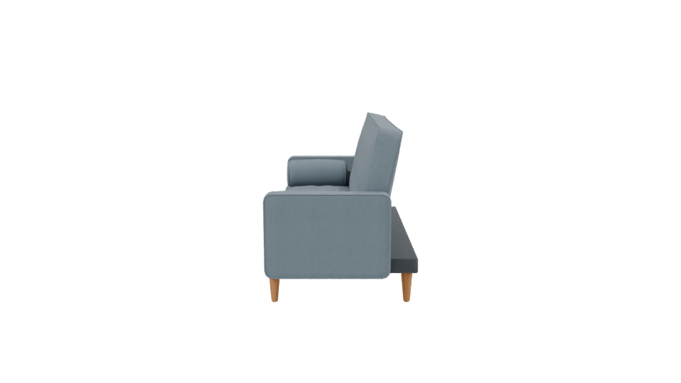 Stylish Modern Fabric Sofa 3D Model - Professional 3D Model Render 2