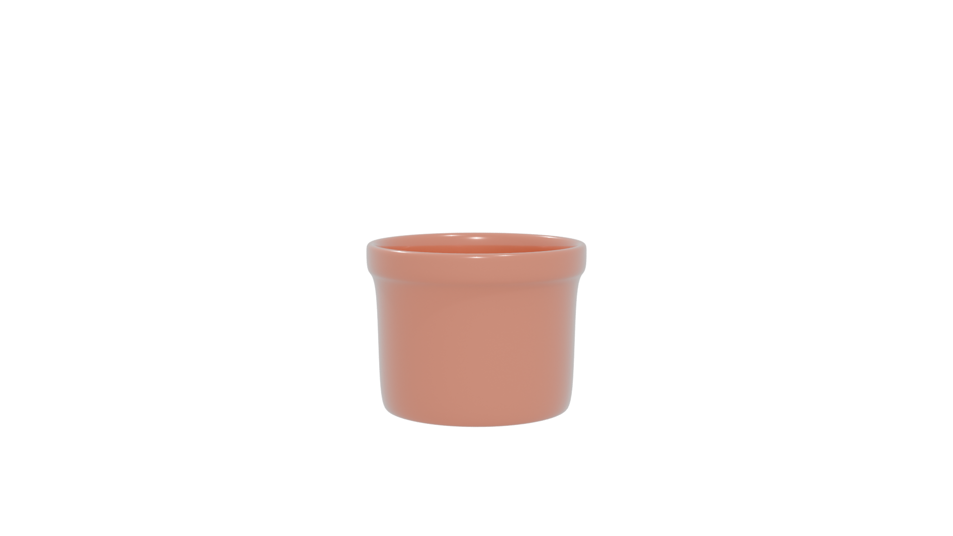 Stylish Ceramic Flower Pot 3D - Professional 3D Model Render 17