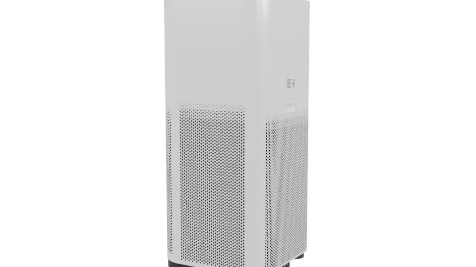 Contemporary Air Purifier 3D Model - Professional 3D Model Render 3
