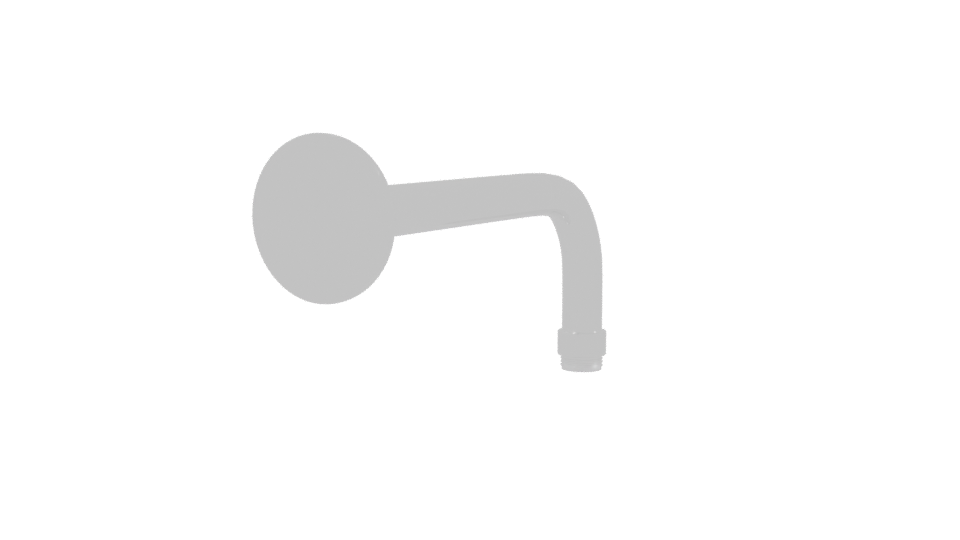 Stylish Curved Metal Pipe 3D Model - Professional 3D Model Render 9