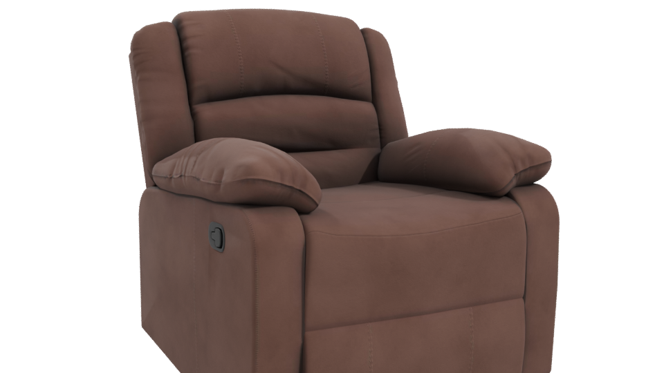 Stylish Recliner Chair 3D Model - Professional 3D Model Render 10