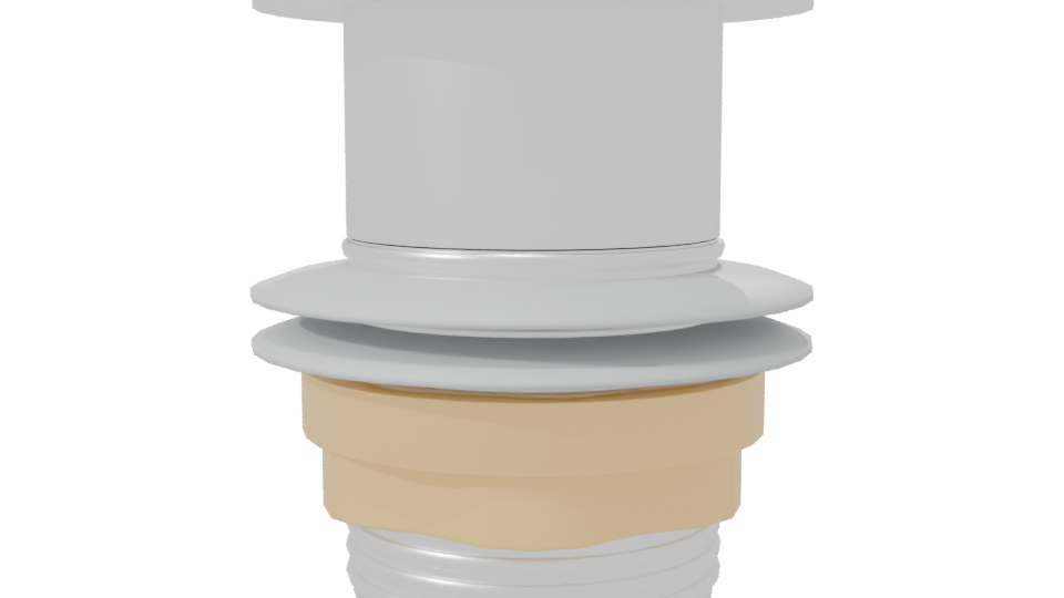 Stylish Bathroom Sink Drain 3D - Professional 3D Model Render 7