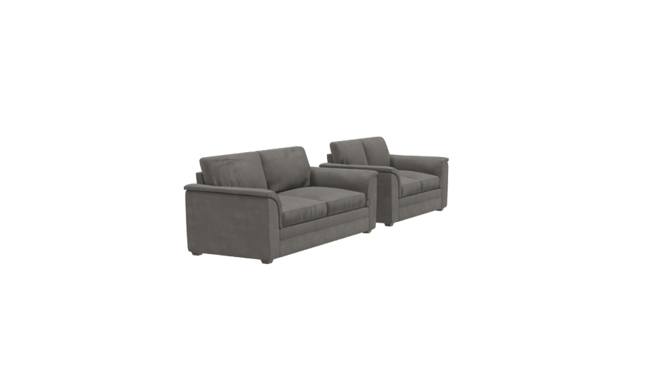 Modern Sofa Set 3D Model - Professional 3D Model Render 9