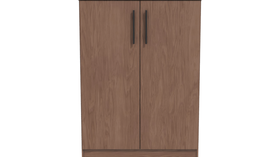 Stylish Wooden Storage Cabinet 3D - Professional 3D Model Render 11