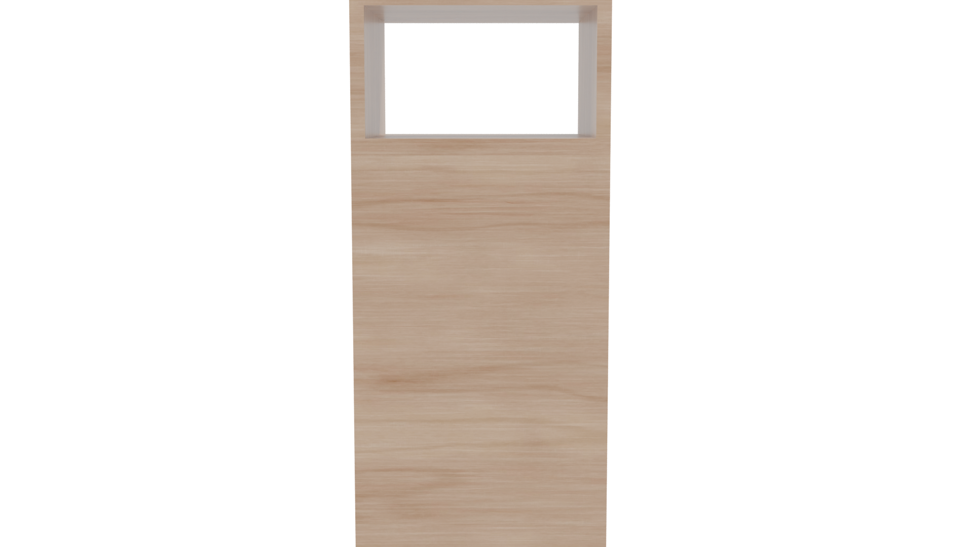 Minimalist Wooden Storage Cabinet 3D Model - Professional 3D Model Render 8