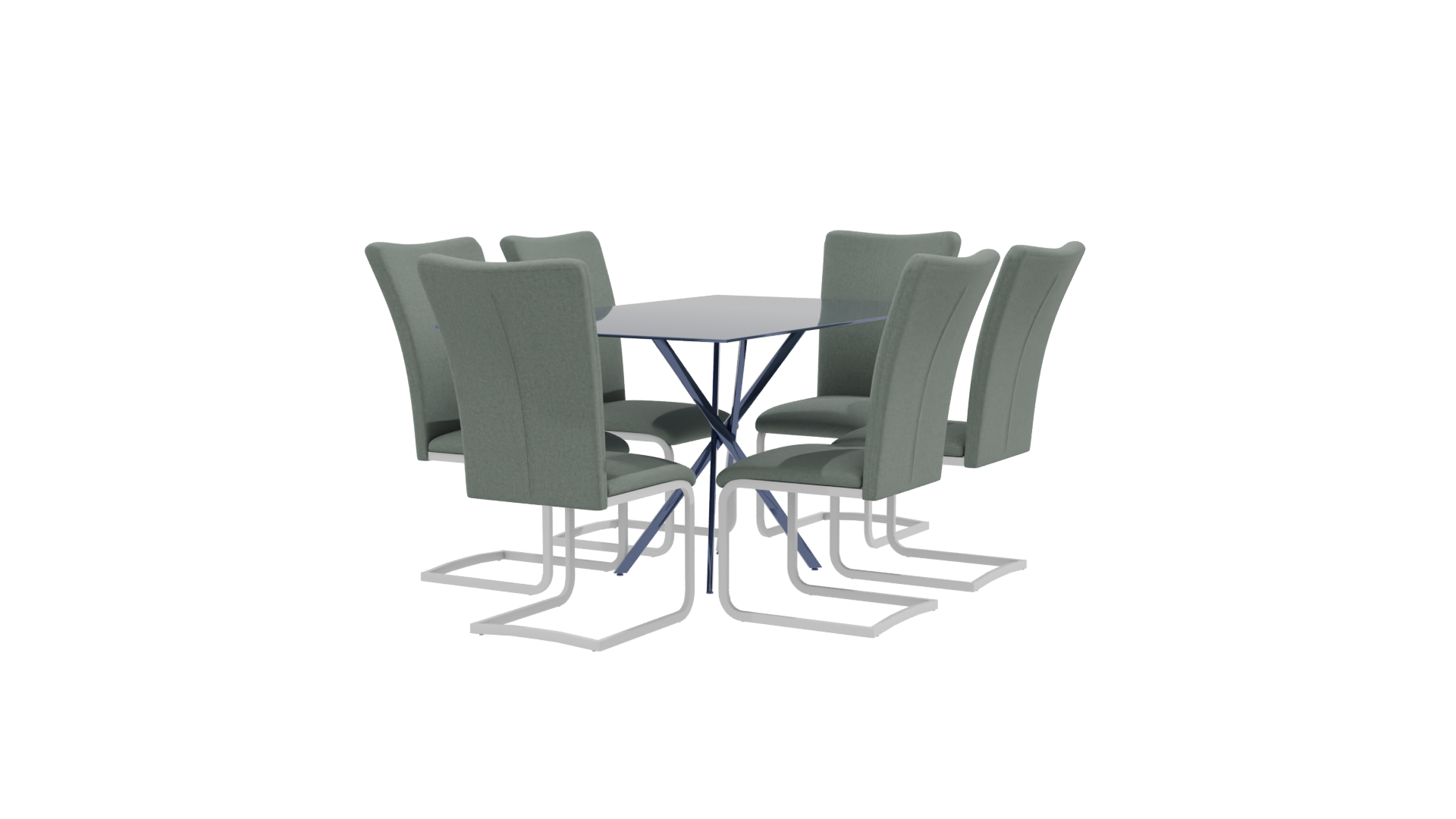Rectangular Dining Table 3D Model - Professional 3D Model Render 9
