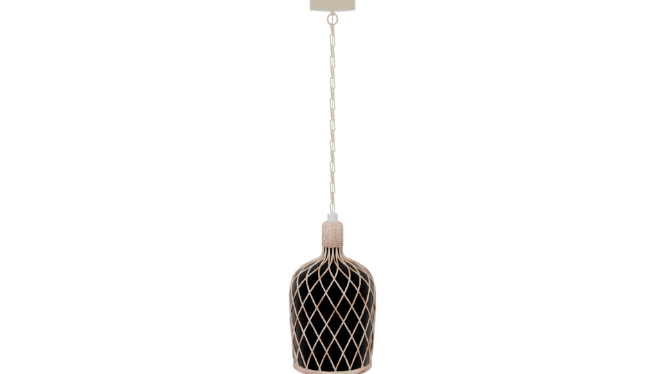 Stylish Pendant Light Fixture 3D - Professional 3D Model Render 6
