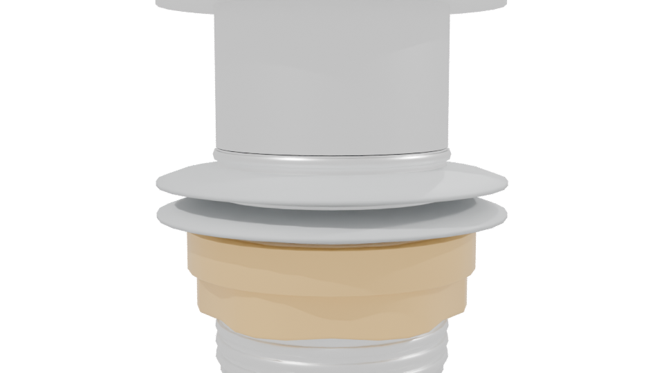 Stylish Bathroom Sink Drain 3D - Professional 3D Model Render 2