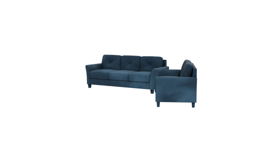 Stylish Modern Sofa Set 3D - Professional 3D Model Render 12