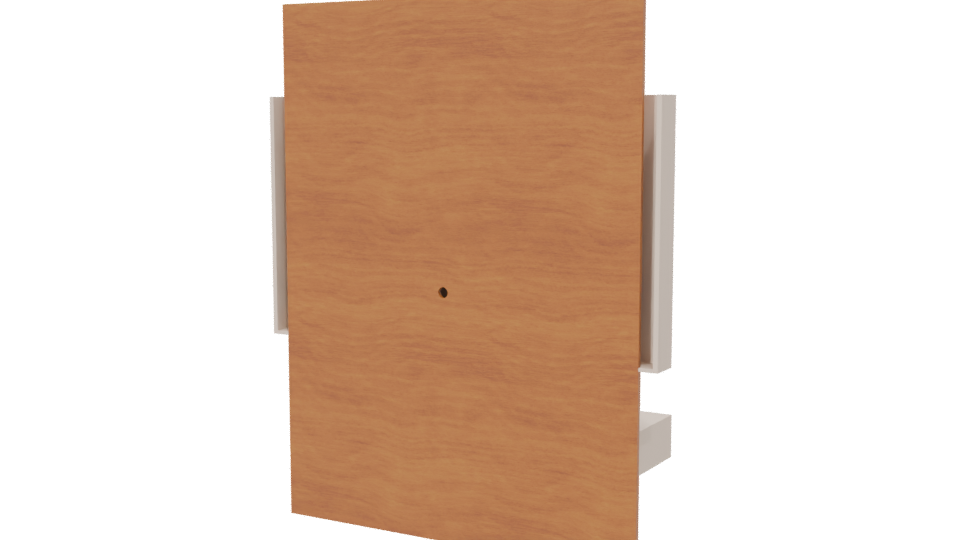 Modern Minimalist Wall Cabinet 3D - Professional 3D Model Render 6