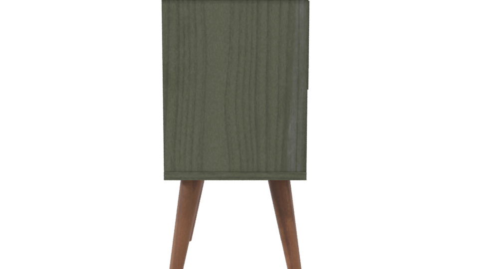 Stylish Wooden Nightstand 3D - Professional 3D Model Render 8