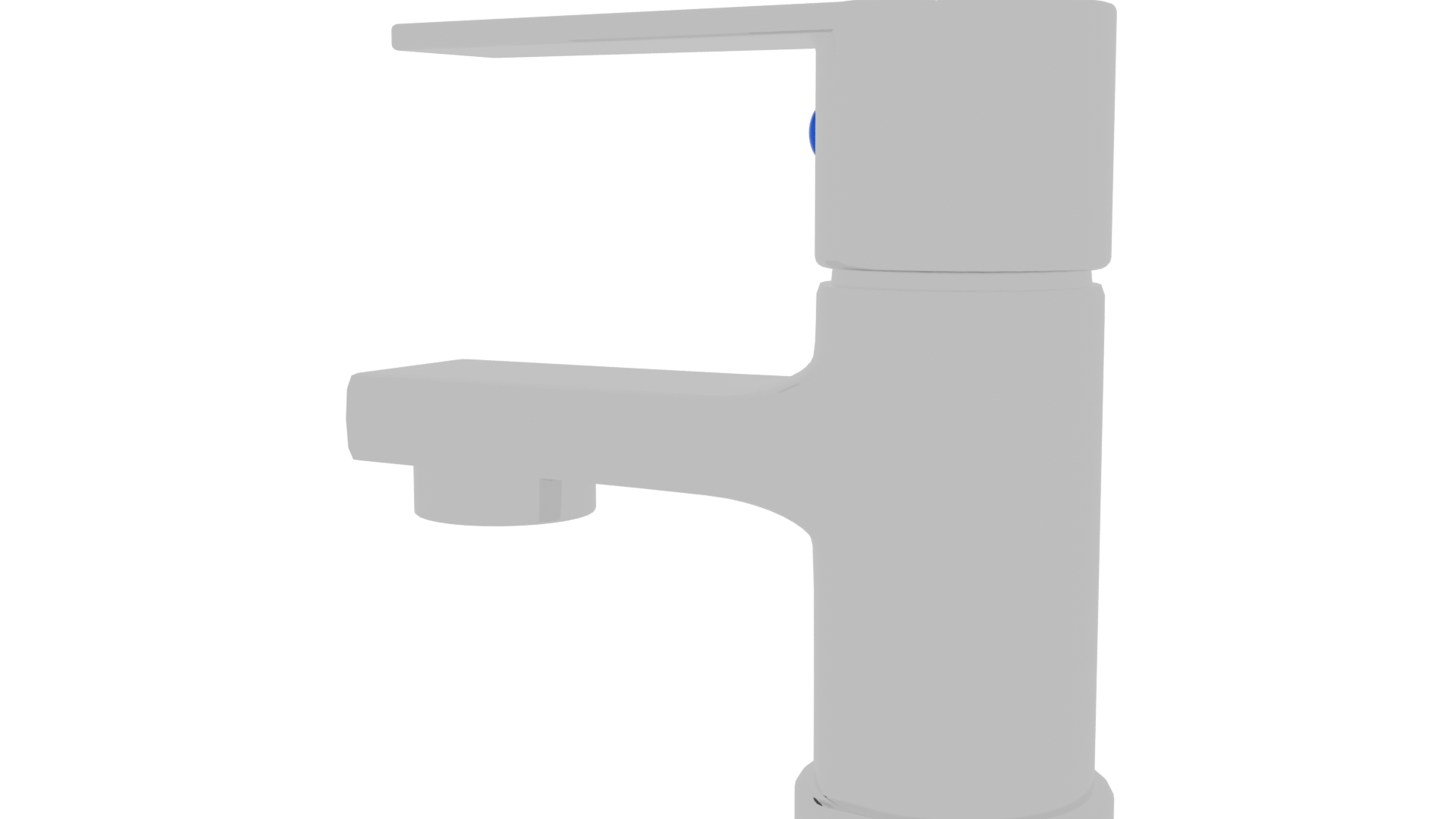 Sleek Modern Faucet 3D Model - Professional 3D Model Render 6