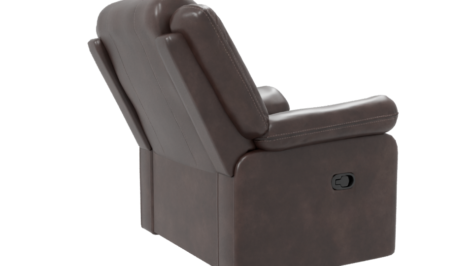 Realistic Recliner Chair Model - Professional 3D Model Render 7