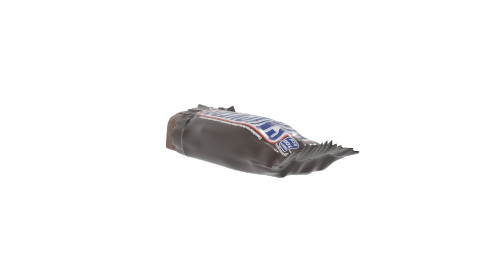Realistic Chocolate Snack Bar 3D Model - Professional 3D Model Render 7