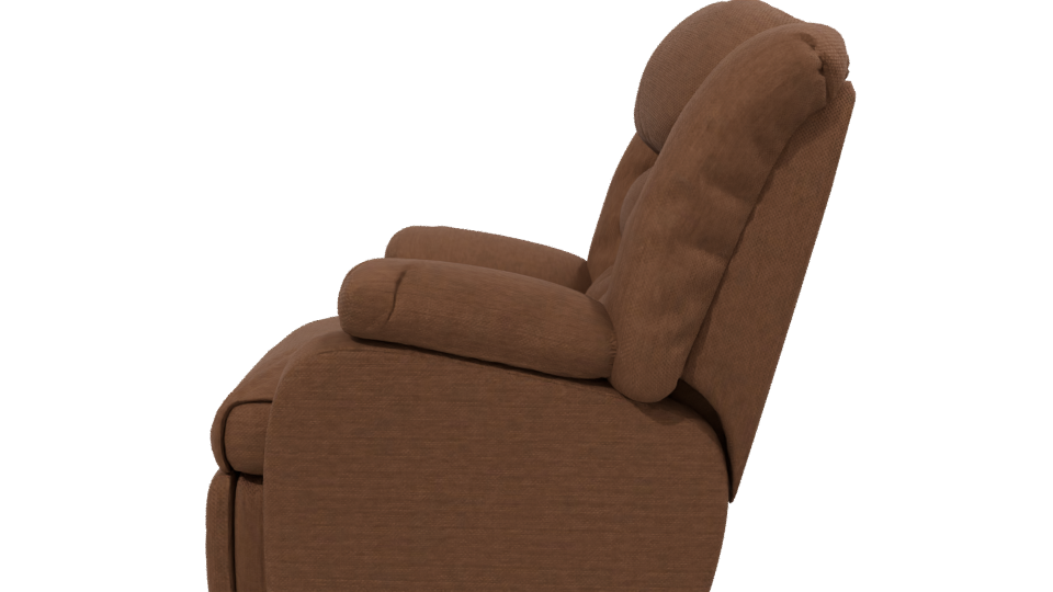 Cozy Recliner Chair Model - Professional 3D Model Render 2