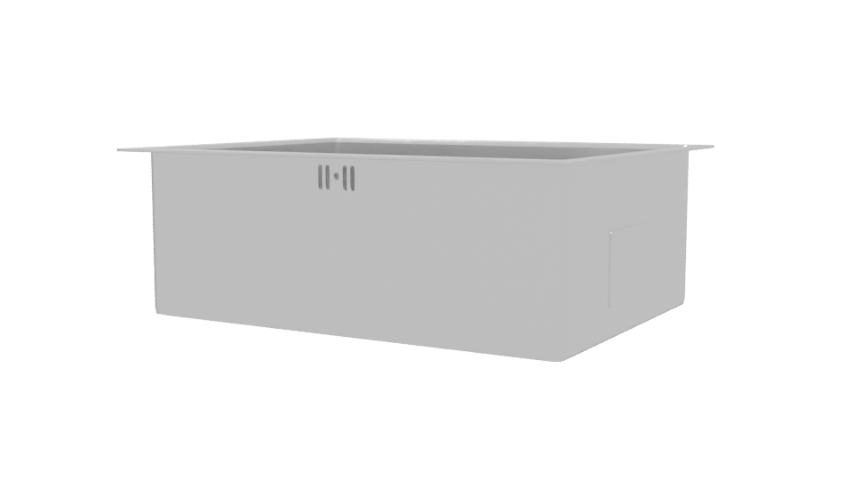 Stylish Modern Rectangular Container 3D - Professional 3D Model Render 6