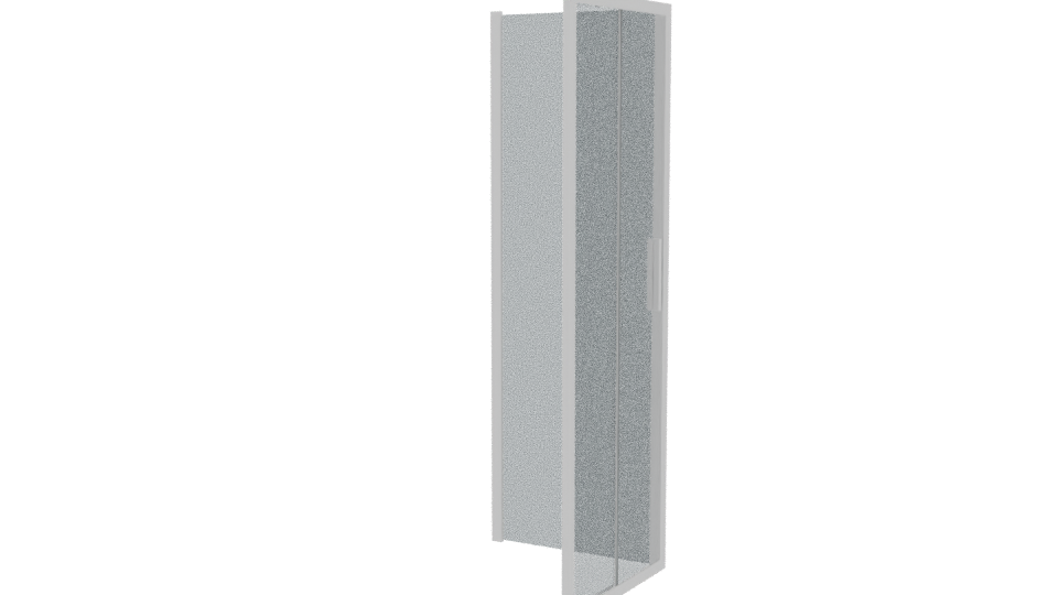 Stylish Glass Shower Door 3D - Professional 3D Model Render 9