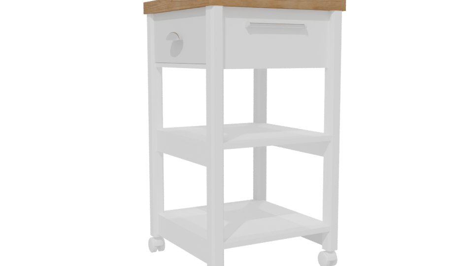 Stylish Nightstand 3D Model - Professional 3D Model Render 13