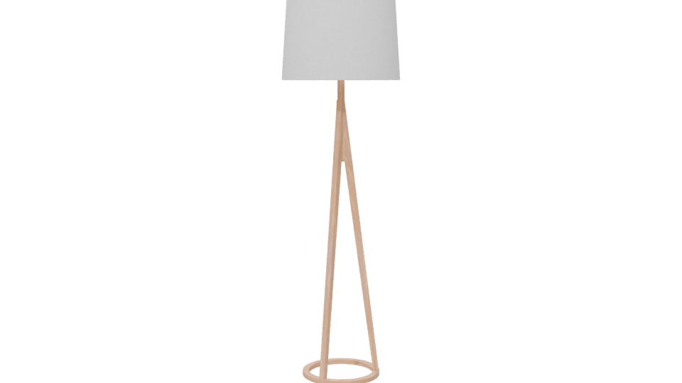 Stylish Minimalist Floor Lamp 3D - Professional 3D Model Render 6
