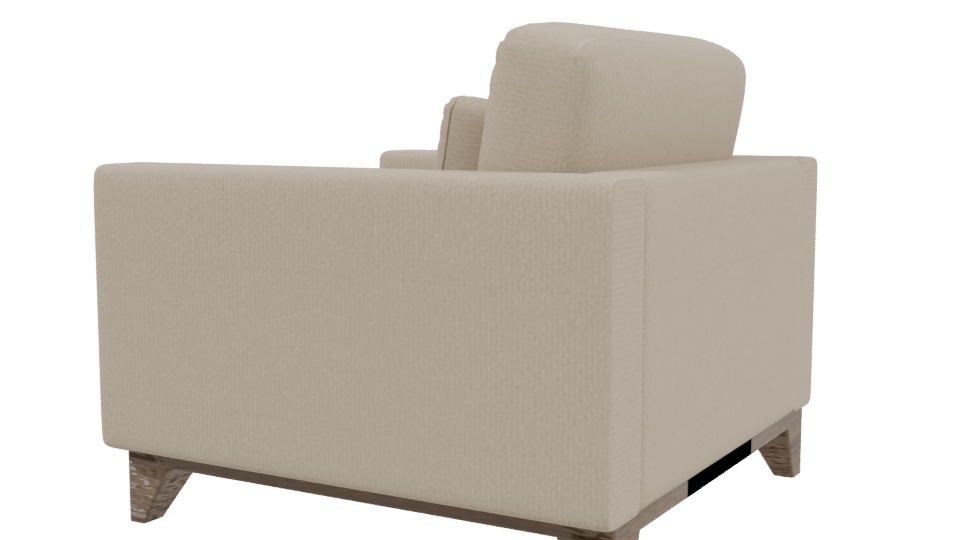 Stylish Modern Armchair 3D - Professional 3D Model Render 3