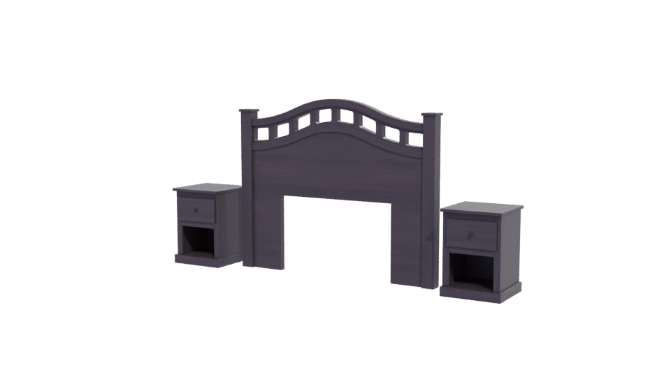 Elegant Bedroom Furniture Set 3D - Professional 3D Model Render 12