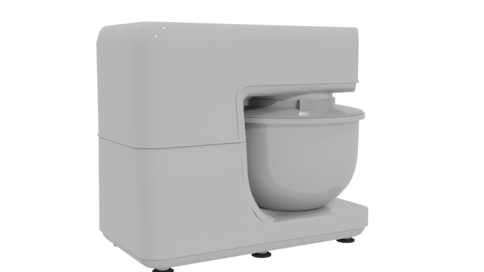 Stylish Stand Mixer 3D Model - Professional 3D Model Render 4