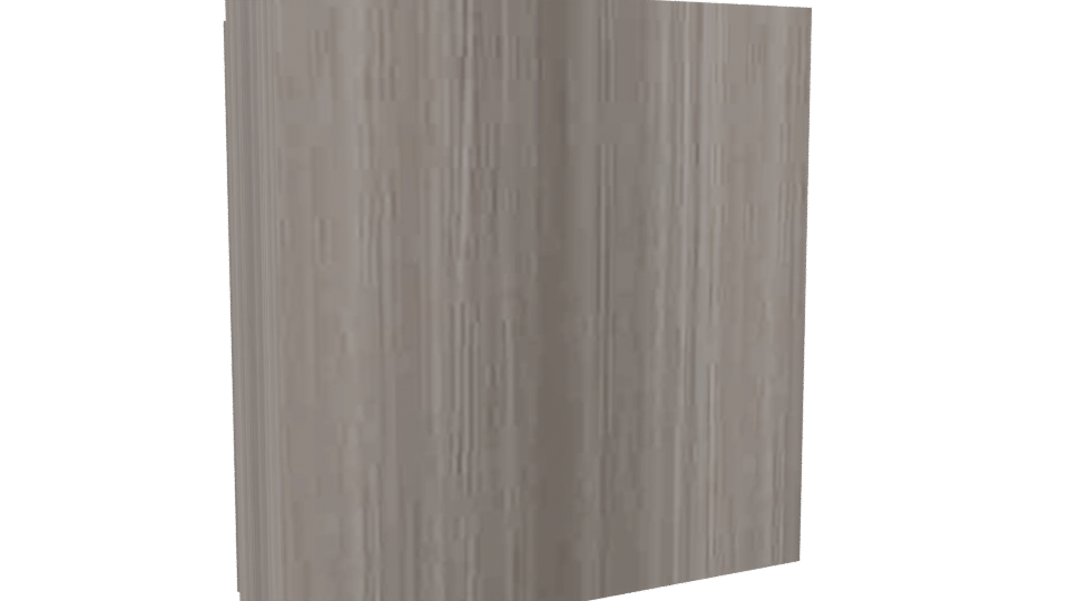Stylish Wooden Storage Cabinet 3D - Professional 3D Model Render 4