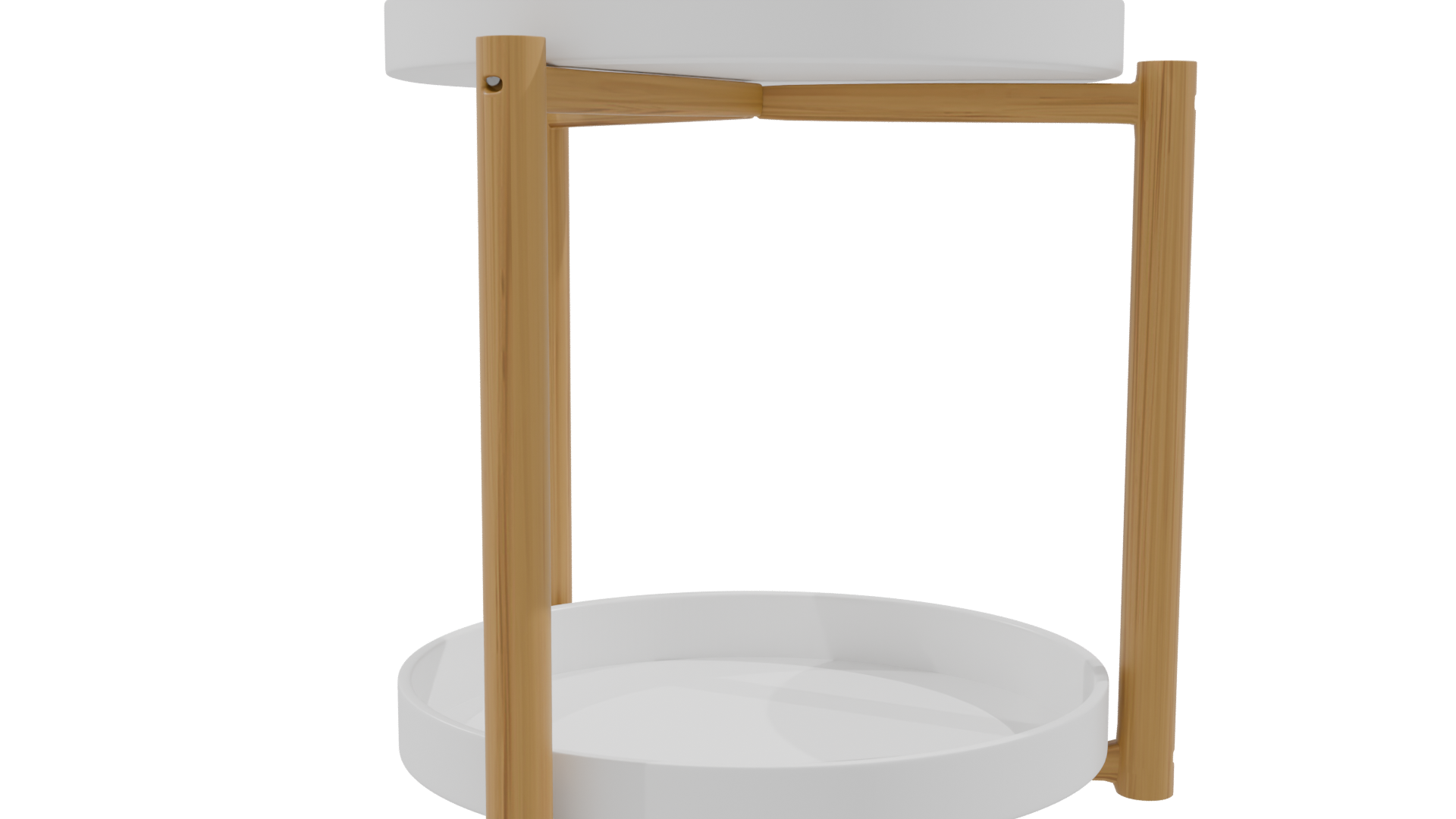 Minimalist Modern Round Table 3D - Professional 3D Model Render 9