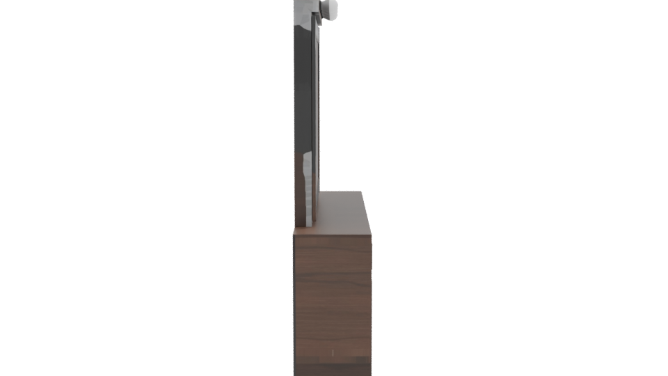 Stylish Makeup Vanity Table 3D - Professional 3D Model Render 8