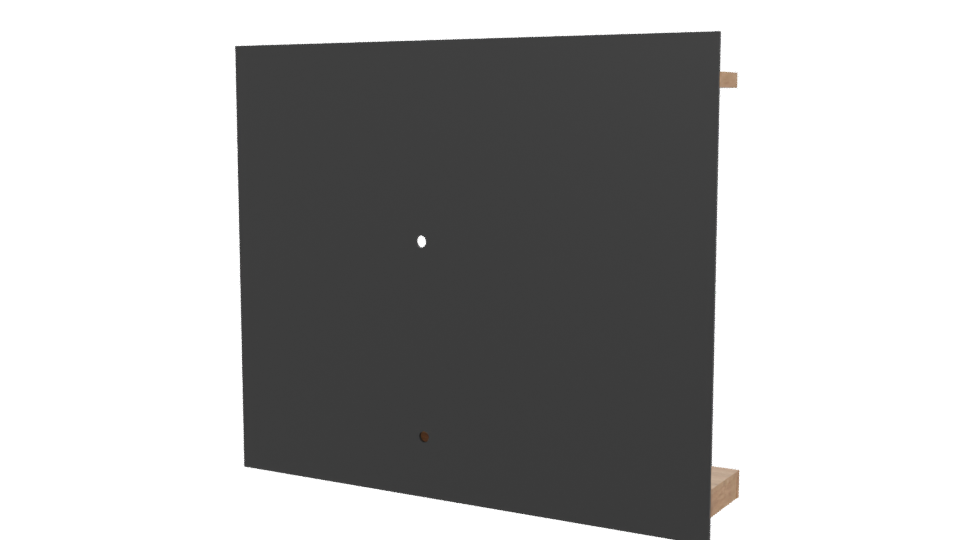 Stylish Wooden Shelf Model 3D - Professional 3D Model Render 6