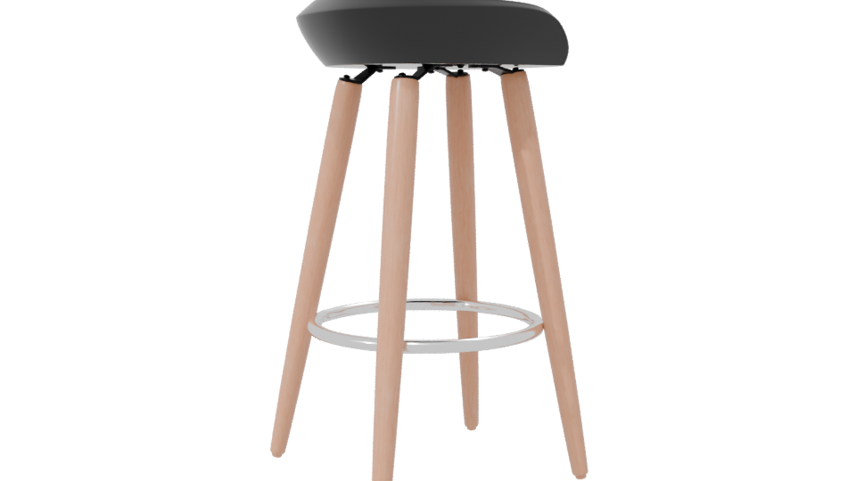 Bar Stool 3D Model - Professional 3D Model Render 7