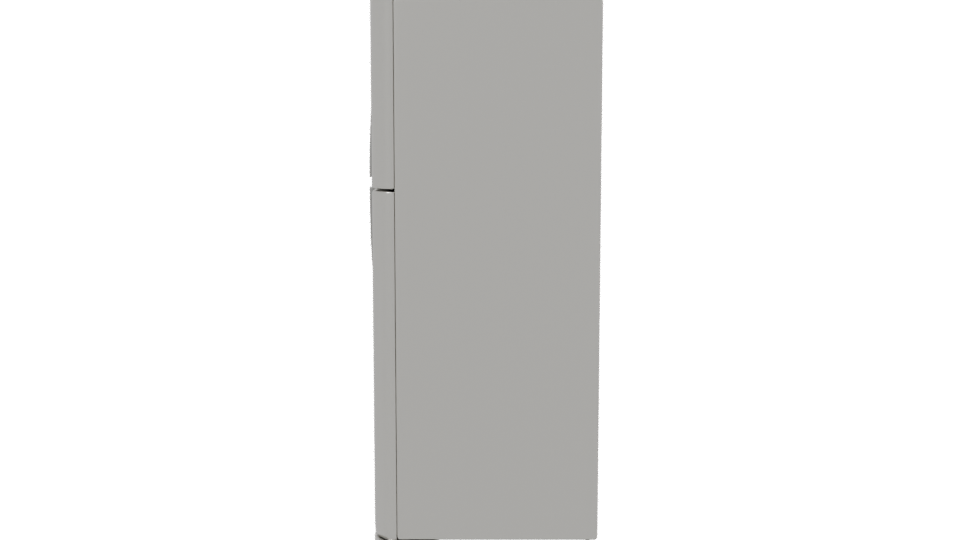 Elegant Stainless Steel Refrigerator Model - Professional 3D Model Render 2