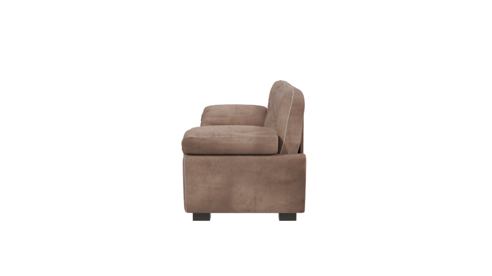 Cozy Fabric Sofa Model 3D - Professional 3D Model Render 2