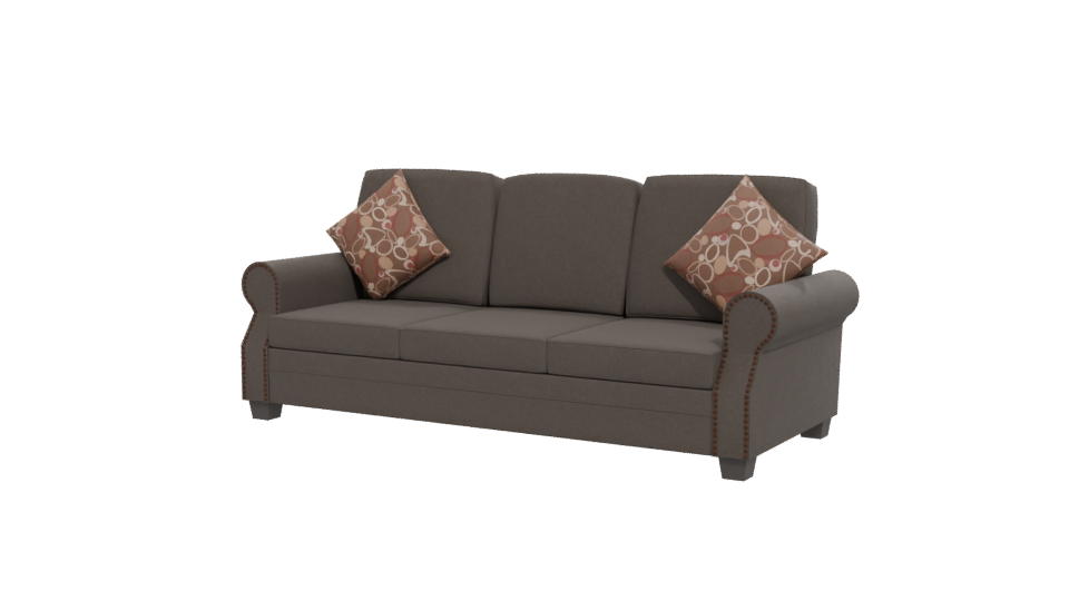Stylish Fabric Sofa 3D Model - Professional 3D Model Render 12