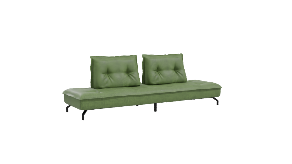 Stylish Green Sofa Model 3D - Professional 3D Model Render 10