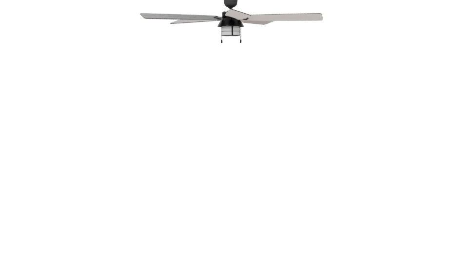 Contemporary Ceiling Fan 3D Model - Professional 3D Model Render 6