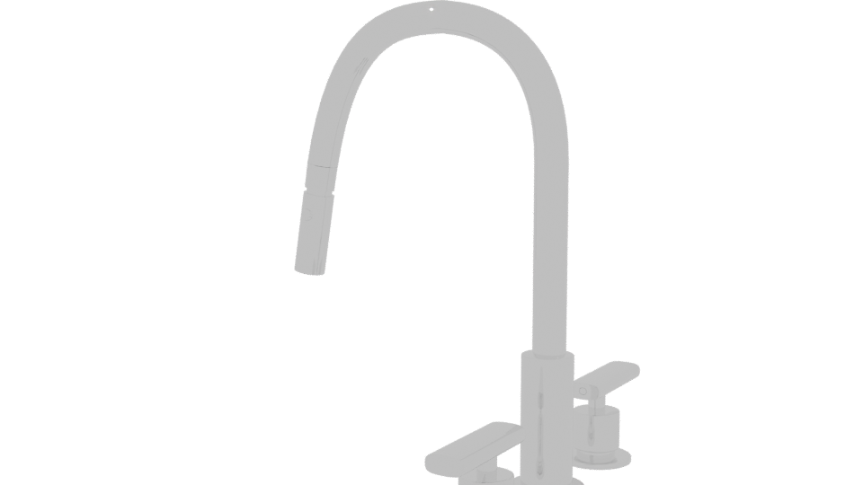 Contemporary Bathroom Faucet 3D - Professional 3D Model Render 3