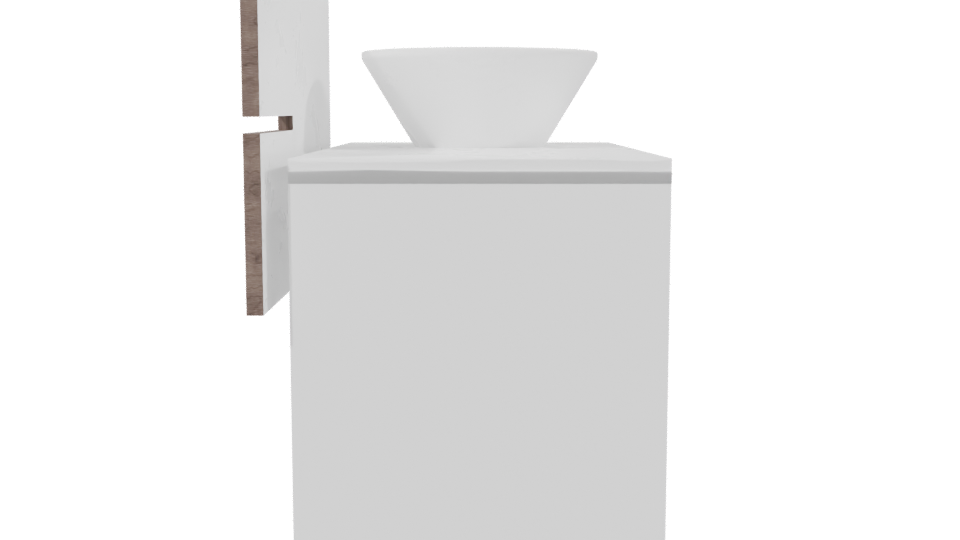 Modern Bathroom Vanity 3D Model - Professional 3D Model Render 2