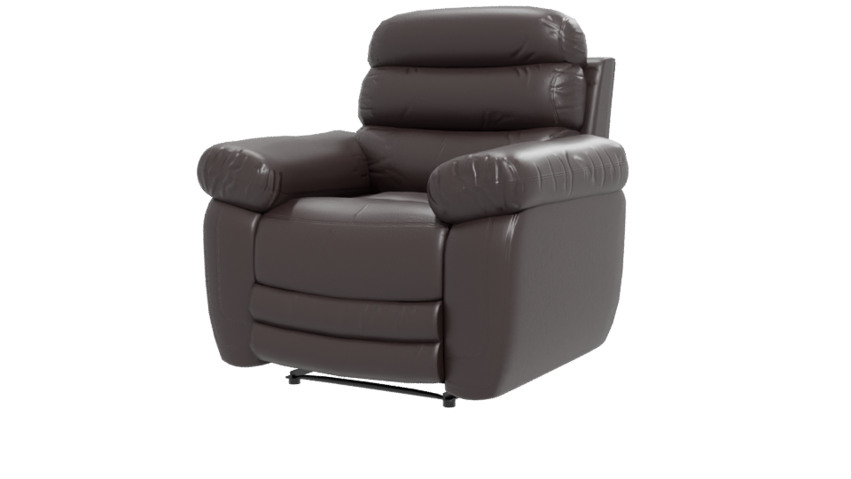 Cozy Recliner Armchair Model - Professional 3D Model Render 12