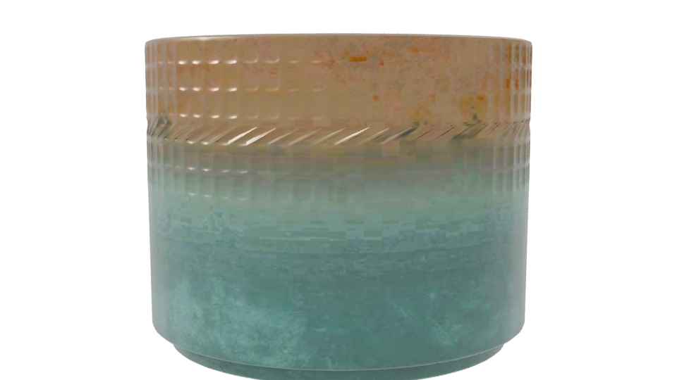 Stylized Decorative Pot Model - Professional 3D Model Render 8