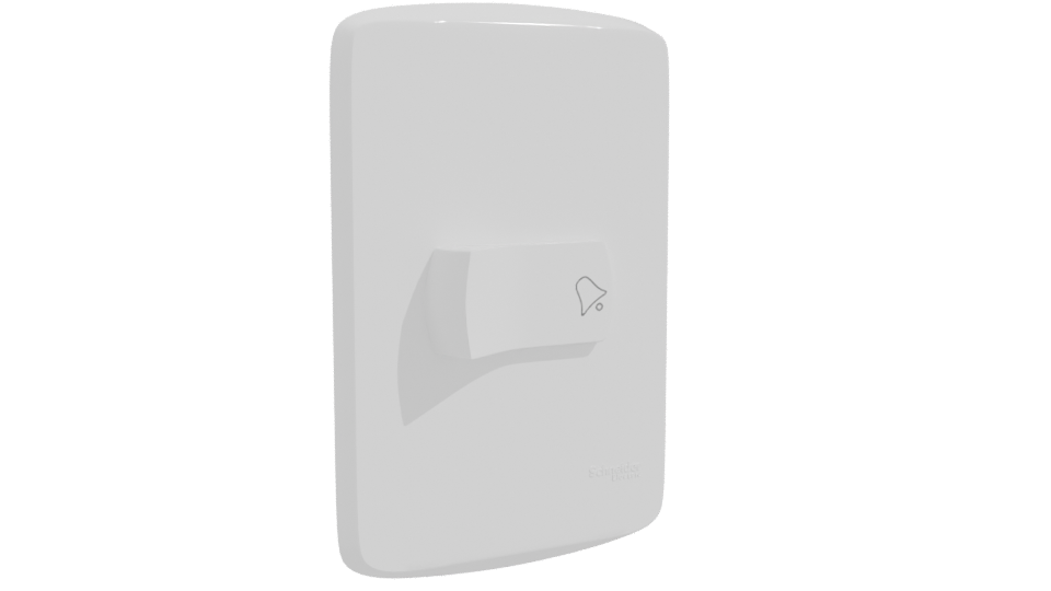 Stylish Wall Mount Automation Device - Professional 3D Model Render 10