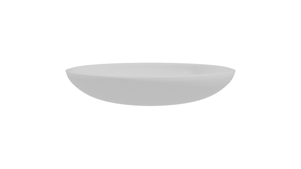 Elegant Ceramic Serving Dish 3D Model - Professional 3D Model Render 10